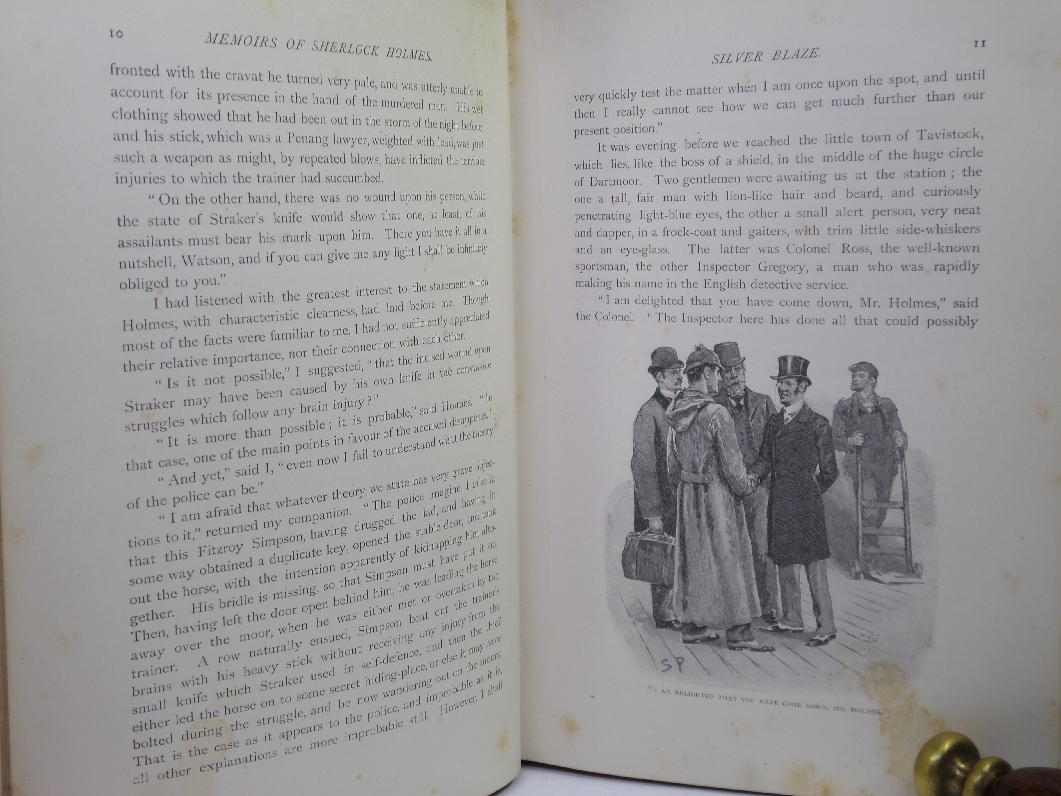 THE MEMOIRS OF SHERLOCK HOLMES BY ARTHUR CONAN DOYLE 1894 FIRST EDITION
