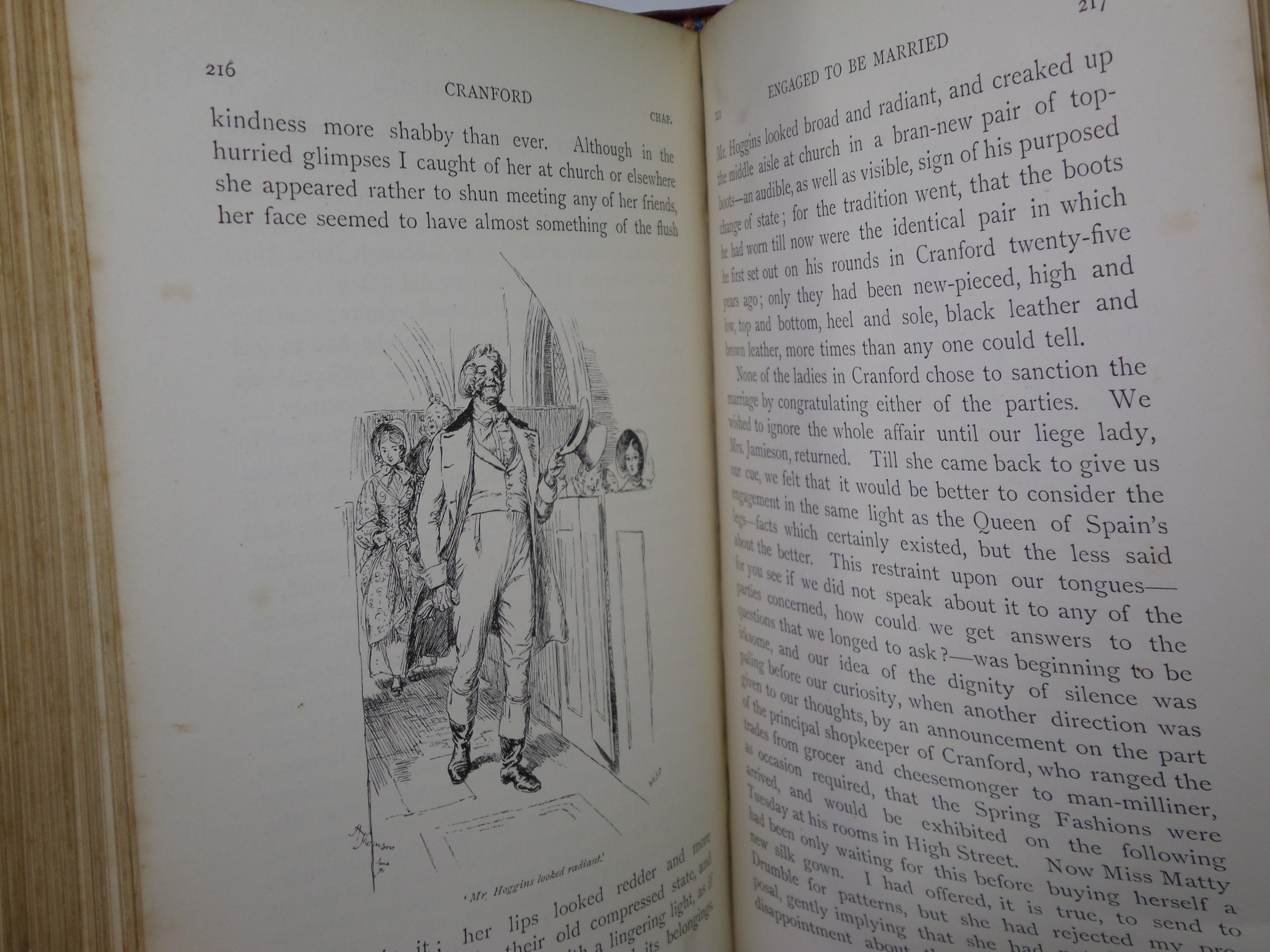 CRANFORD BY ELIZABETH GASKELL 1894 FINE BINDING BY SYD A HOWE