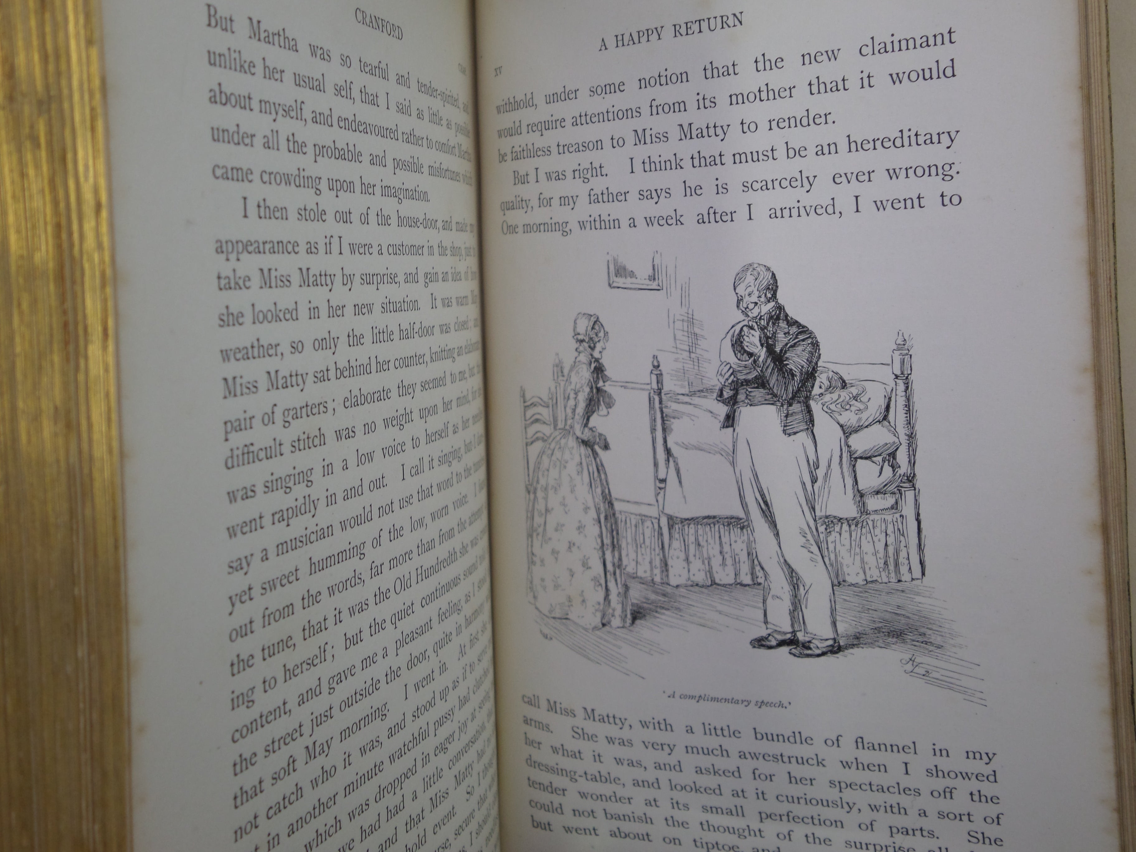 CRANFORD BY ELIZABETH GASKELL 1894 FINE BINDING BY SYD A HOWE