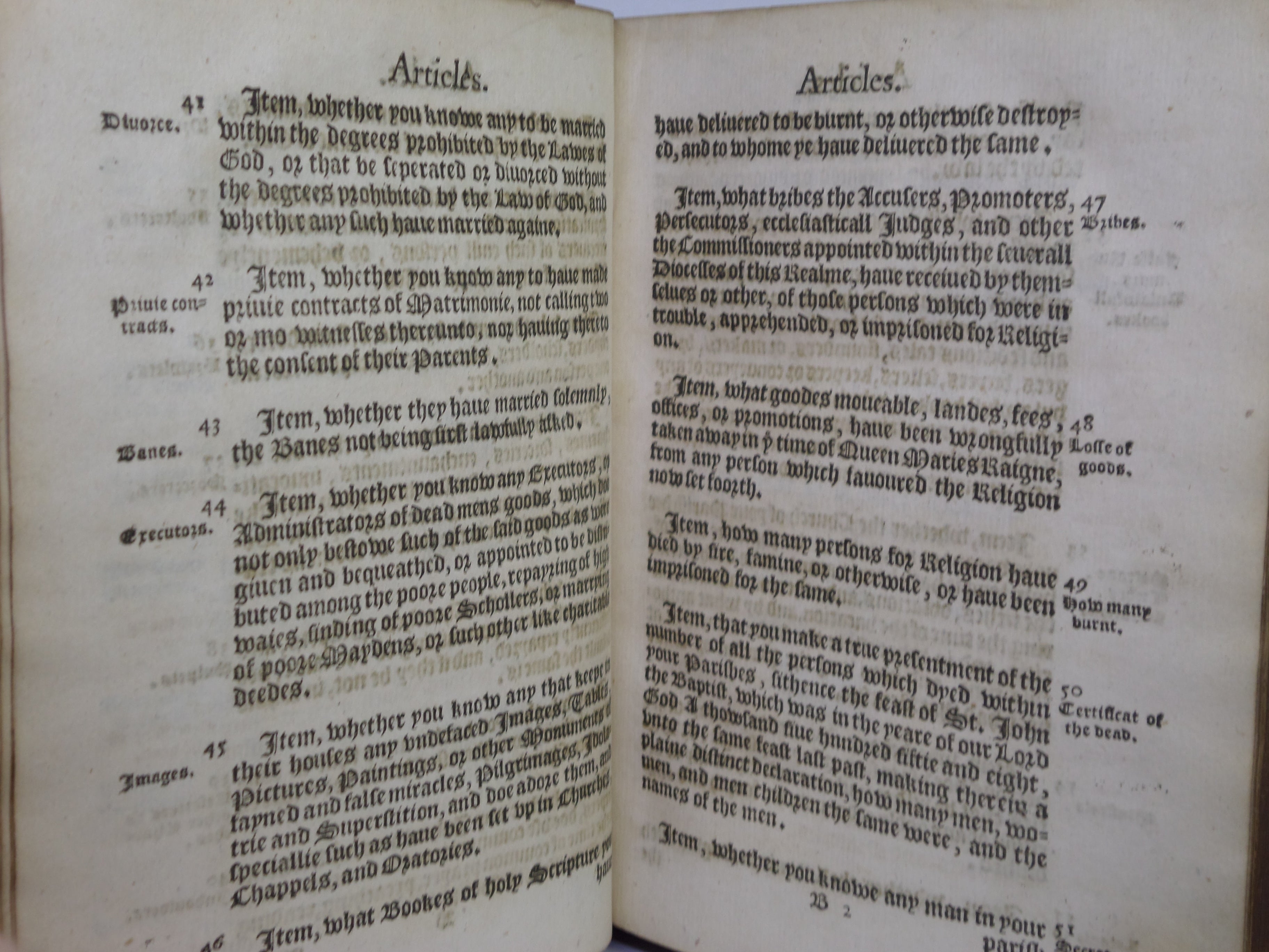 RARE SAMMELBAND 17TH CENTURY RELIGIOUS WORKS, ECCLESIASTICAL ARTICLES, ORDERS...