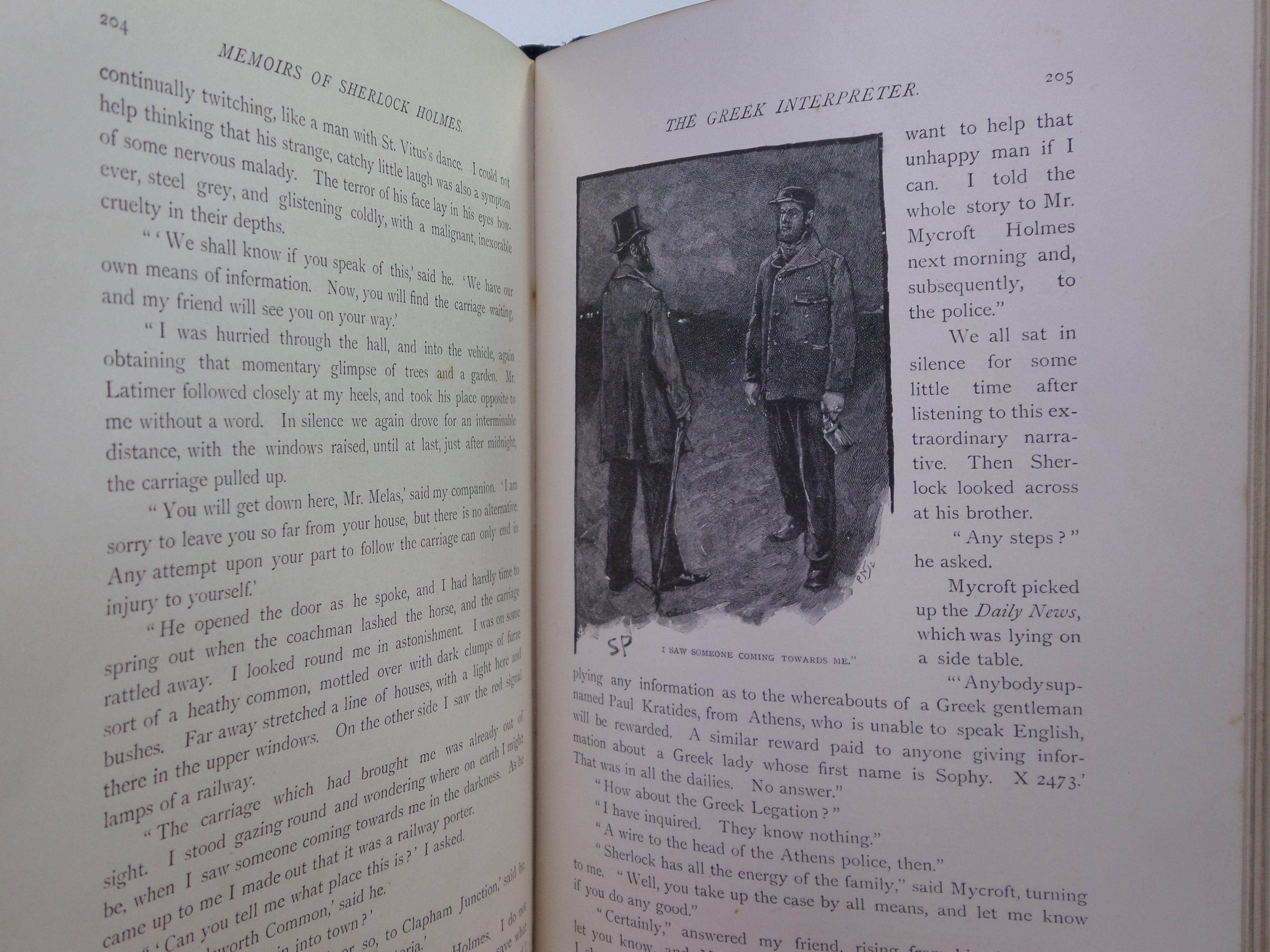 THE MEMOIRS OF SHERLOCK HOLMES BY ARTHUR CONAN DOYLE 1894 FIRST EDITION