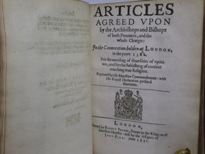 RARE SAMMELBAND 17TH CENTURY RELIGIOUS WORKS, ECCLESIASTICAL ARTICLES, ORDERS...