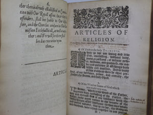 RARE SAMMELBAND 17TH CENTURY RELIGIOUS WORKS, ECCLESIASTICAL ARTICLES, ORDERS...
