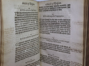 RARE SAMMELBAND 17TH CENTURY RELIGIOUS WORKS, ECCLESIASTICAL ARTICLES, ORDERS...