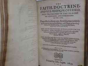 RARE SAMMELBAND 17TH CENTURY RELIGIOUS WORKS, ECCLESIASTICAL ARTICLES, ORDERS...