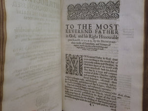RARE SAMMELBAND 17TH CENTURY RELIGIOUS WORKS, ECCLESIASTICAL ARTICLES, ORDERS...