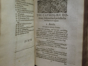 RARE SAMMELBAND 17TH CENTURY RELIGIOUS WORKS, ECCLESIASTICAL ARTICLES, ORDERS...