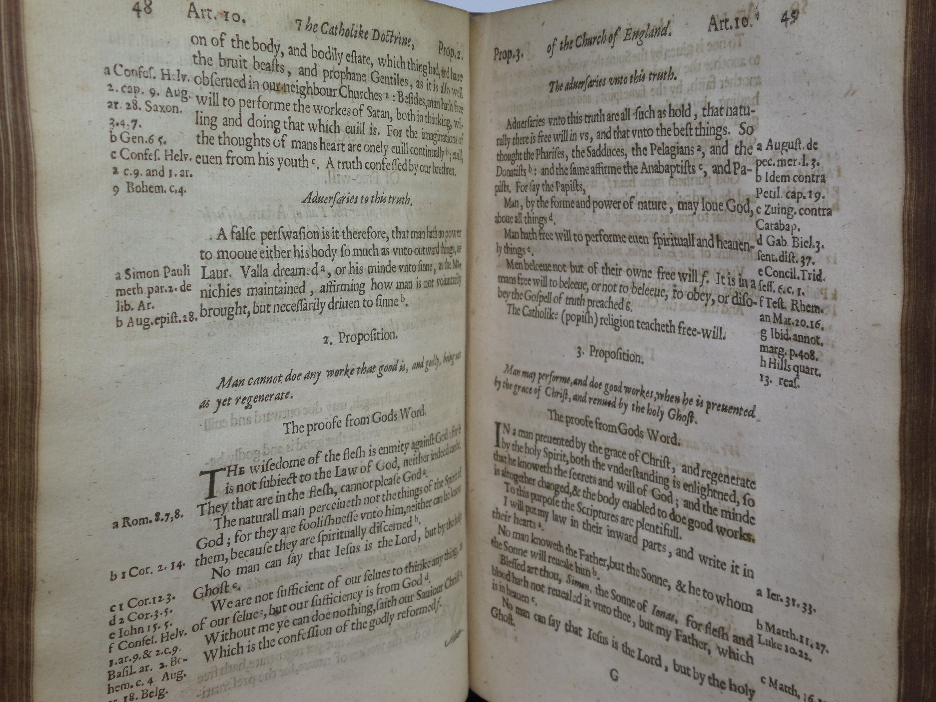 RARE SAMMELBAND 17TH CENTURY RELIGIOUS WORKS, ECCLESIASTICAL ARTICLES, ORDERS...