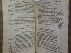 RARE SAMMELBAND 17TH CENTURY RELIGIOUS WORKS, ECCLESIASTICAL ARTICLES, ORDERS...