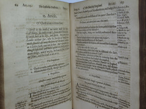 RARE SAMMELBAND 17TH CENTURY RELIGIOUS WORKS, ECCLESIASTICAL ARTICLES, ORDERS...