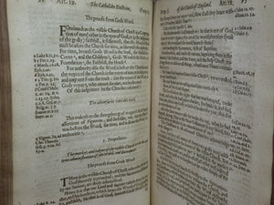 RARE SAMMELBAND 17TH CENTURY RELIGIOUS WORKS, ECCLESIASTICAL ARTICLES, ORDERS...