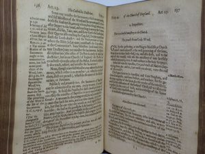 RARE SAMMELBAND 17TH CENTURY RELIGIOUS WORKS, ECCLESIASTICAL ARTICLES, ORDERS...
