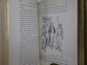 PRIDE AND PREJUDICE BY JANE AUSTEN 1895 PEACOCK EDITION FINELY BOUND BY TRUSLOVE & HANSON