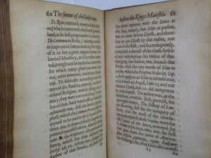RARE SAMMELBAND 17TH CENTURY RELIGIOUS WORKS, ECCLESIASTICAL ARTICLES, ORDERS...