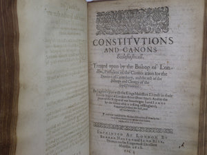 RARE SAMMELBAND 17TH CENTURY RELIGIOUS WORKS, ECCLESIASTICAL ARTICLES, ORDERS...