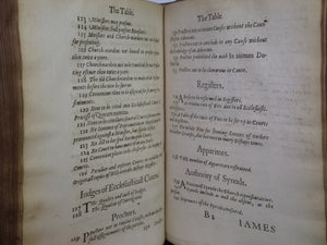 RARE SAMMELBAND 17TH CENTURY RELIGIOUS WORKS, ECCLESIASTICAL ARTICLES, ORDERS...