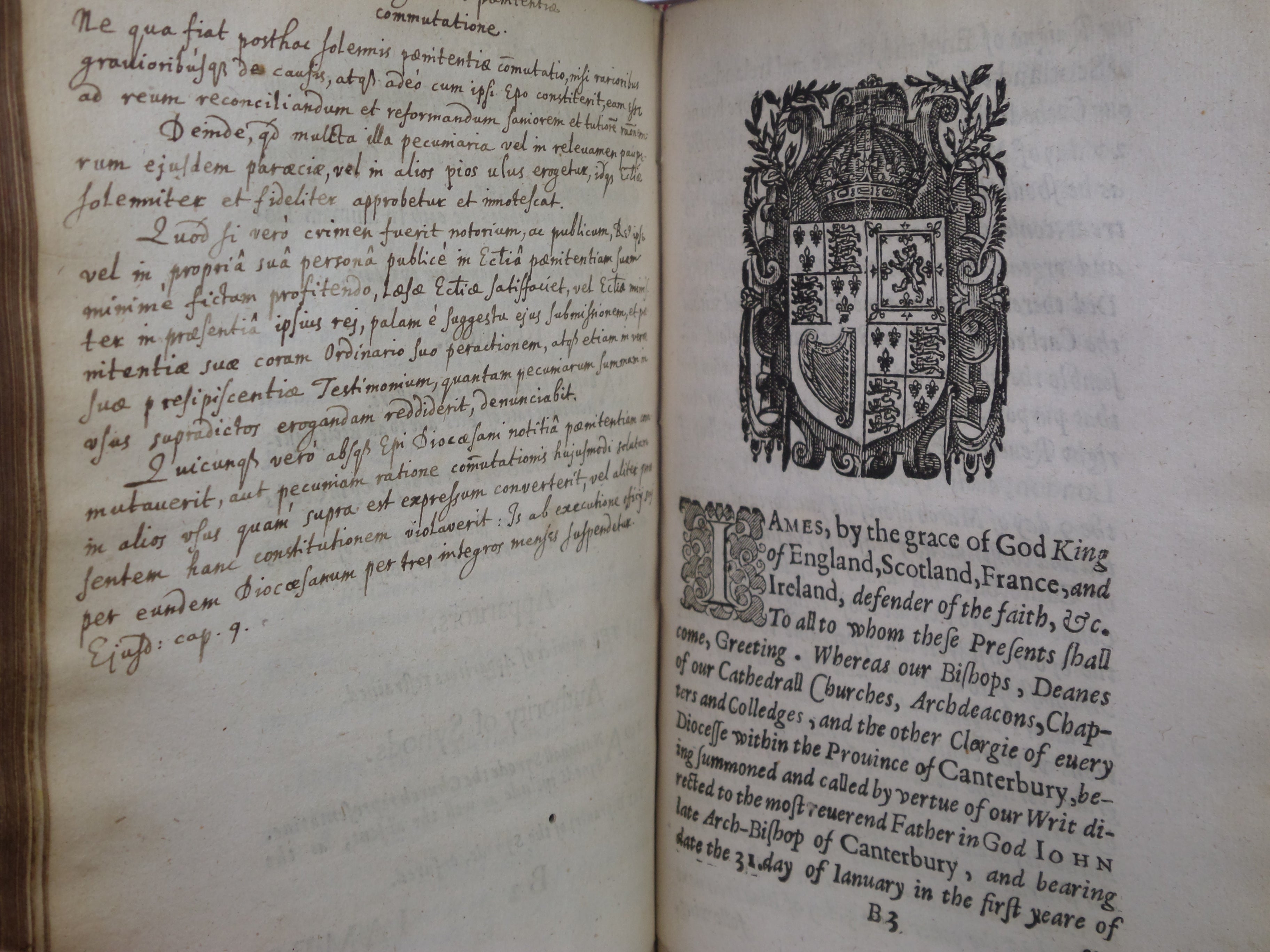 RARE SAMMELBAND 17TH CENTURY RELIGIOUS WORKS, ECCLESIASTICAL ARTICLES, ORDERS...