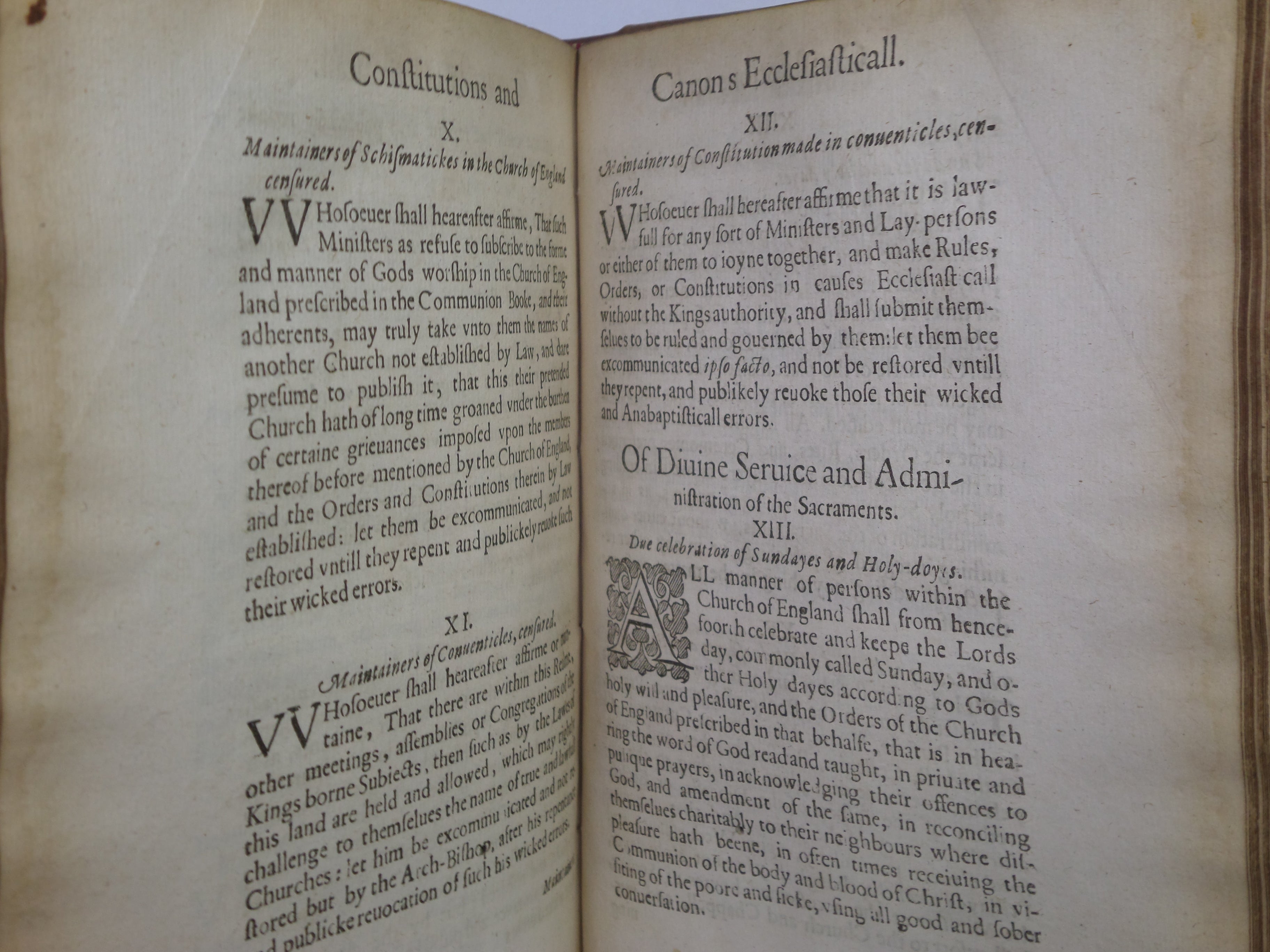 RARE SAMMELBAND 17TH CENTURY RELIGIOUS WORKS, ECCLESIASTICAL ARTICLES, ORDERS...