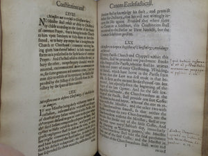 RARE SAMMELBAND 17TH CENTURY RELIGIOUS WORKS, ECCLESIASTICAL ARTICLES, ORDERS...