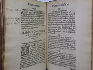 RARE SAMMELBAND 17TH CENTURY RELIGIOUS WORKS, ECCLESIASTICAL ARTICLES, ORDERS...