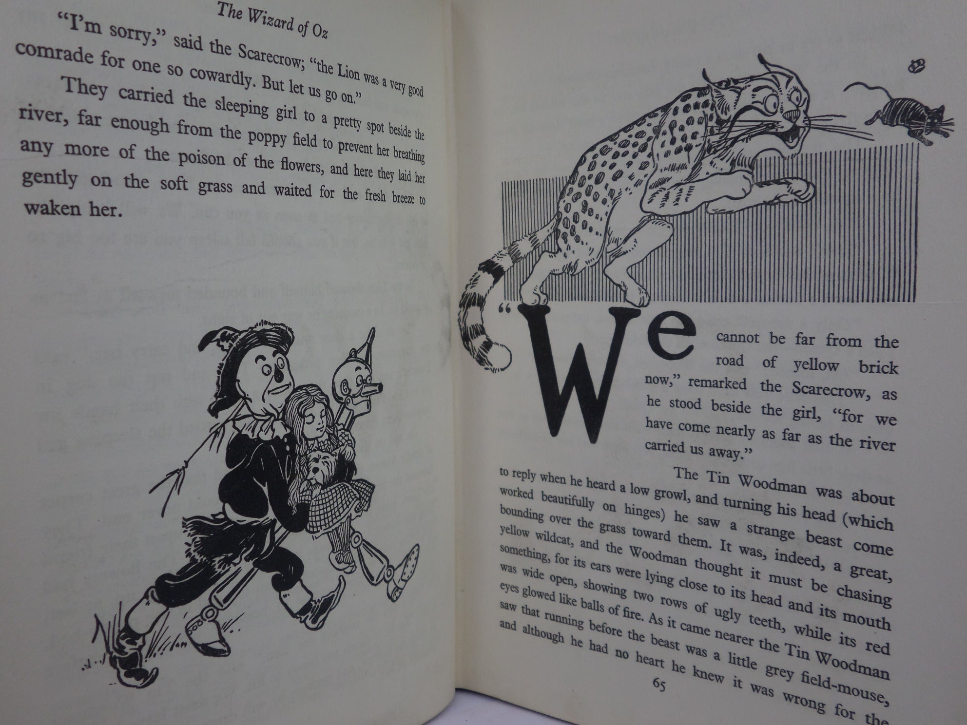 THE WIZARD OF OZ BY L. FRANK BAUM 1947 ILLUSTRATED BY W.W. DENSLOW & H.M. BROCK