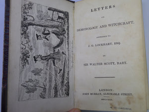 LETTERS ON DEMONOLOGY AND WITCHCRAFT 1830 WALTER SCOTT ILLUSTRATED FIRST EDITION