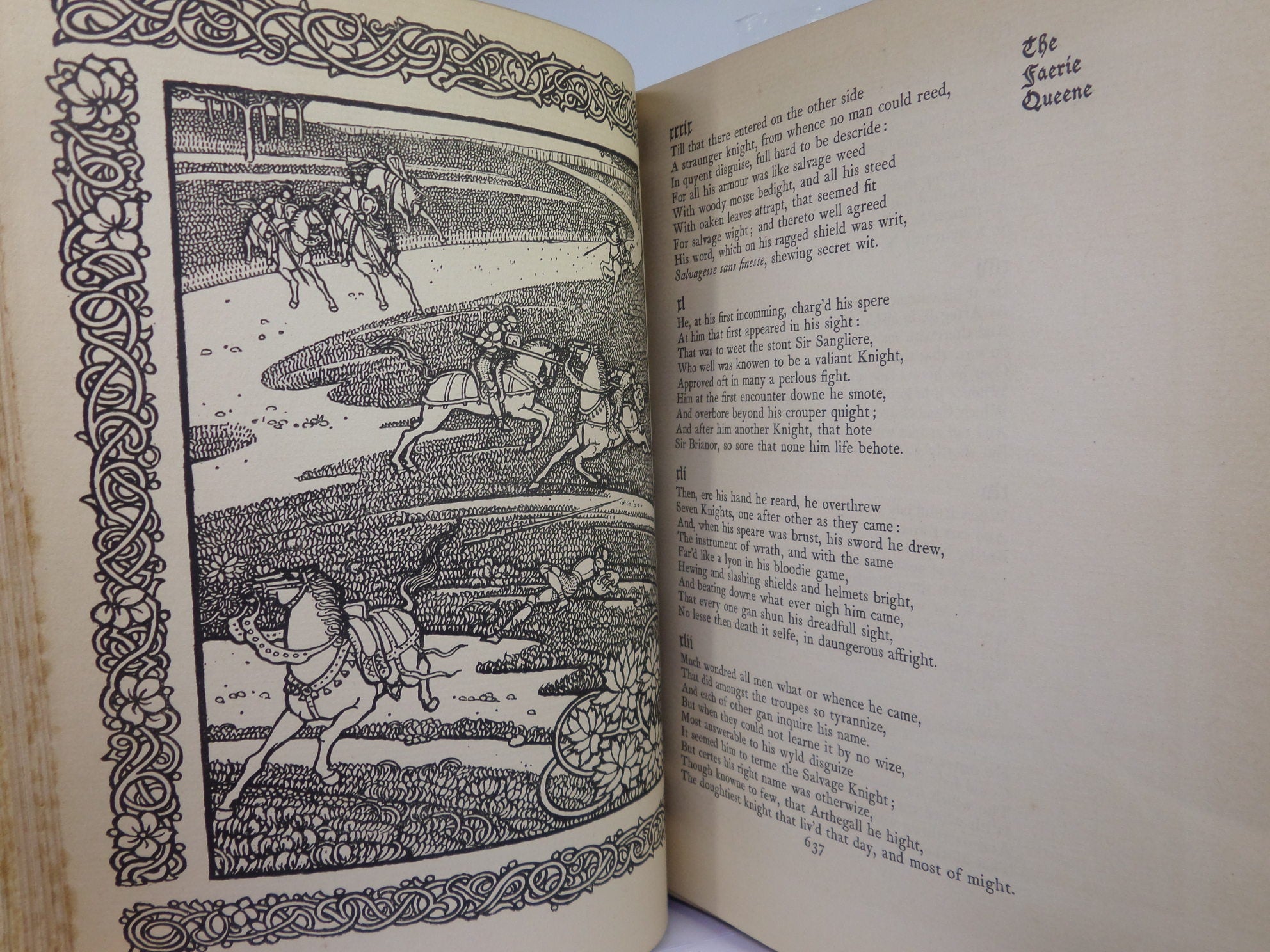 THE FAERIE QUEENE BY EDMUND SPENSER 1897 ILLUSTRATED BY LOUIS FAIRFAX-MUCKLEY, LIMITED EDITION IN TWO VOLS