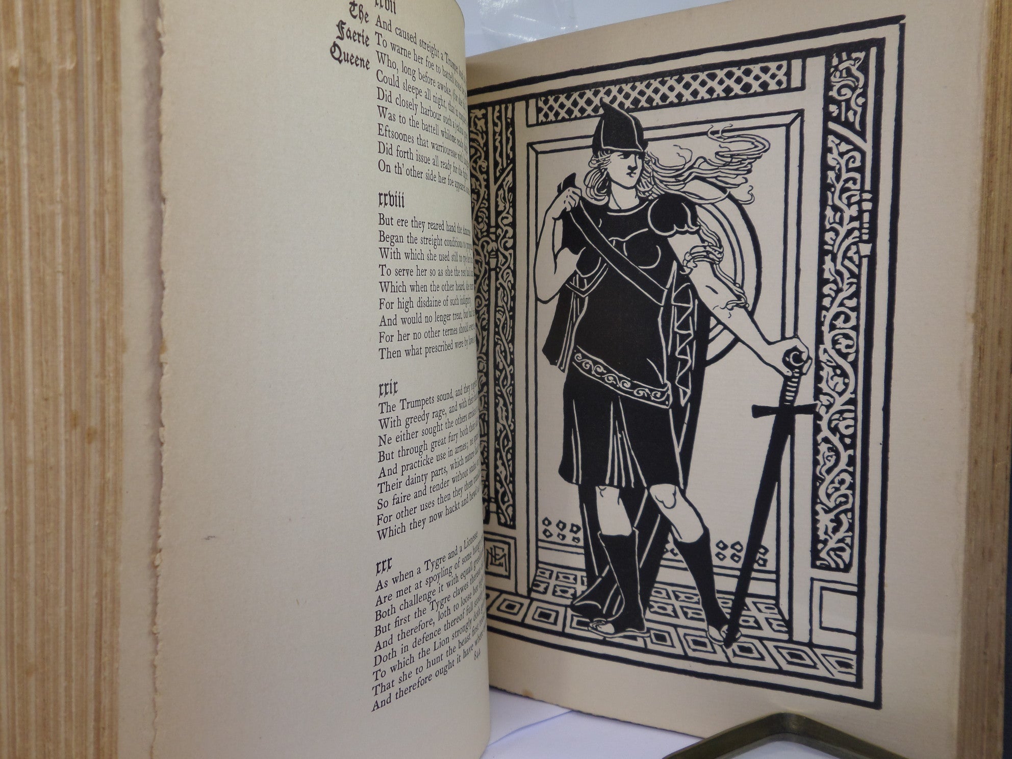 THE FAERIE QUEENE BY EDMUND SPENSER 1897 ILLUSTRATED BY LOUIS FAIRFAX-MUCKLEY, LIMITED EDITION IN TWO VOLS