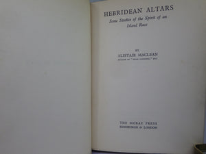 HEBRIDEAN ALTARS BY ALISTAIR MACLEAN 1937 FIRST EDITION