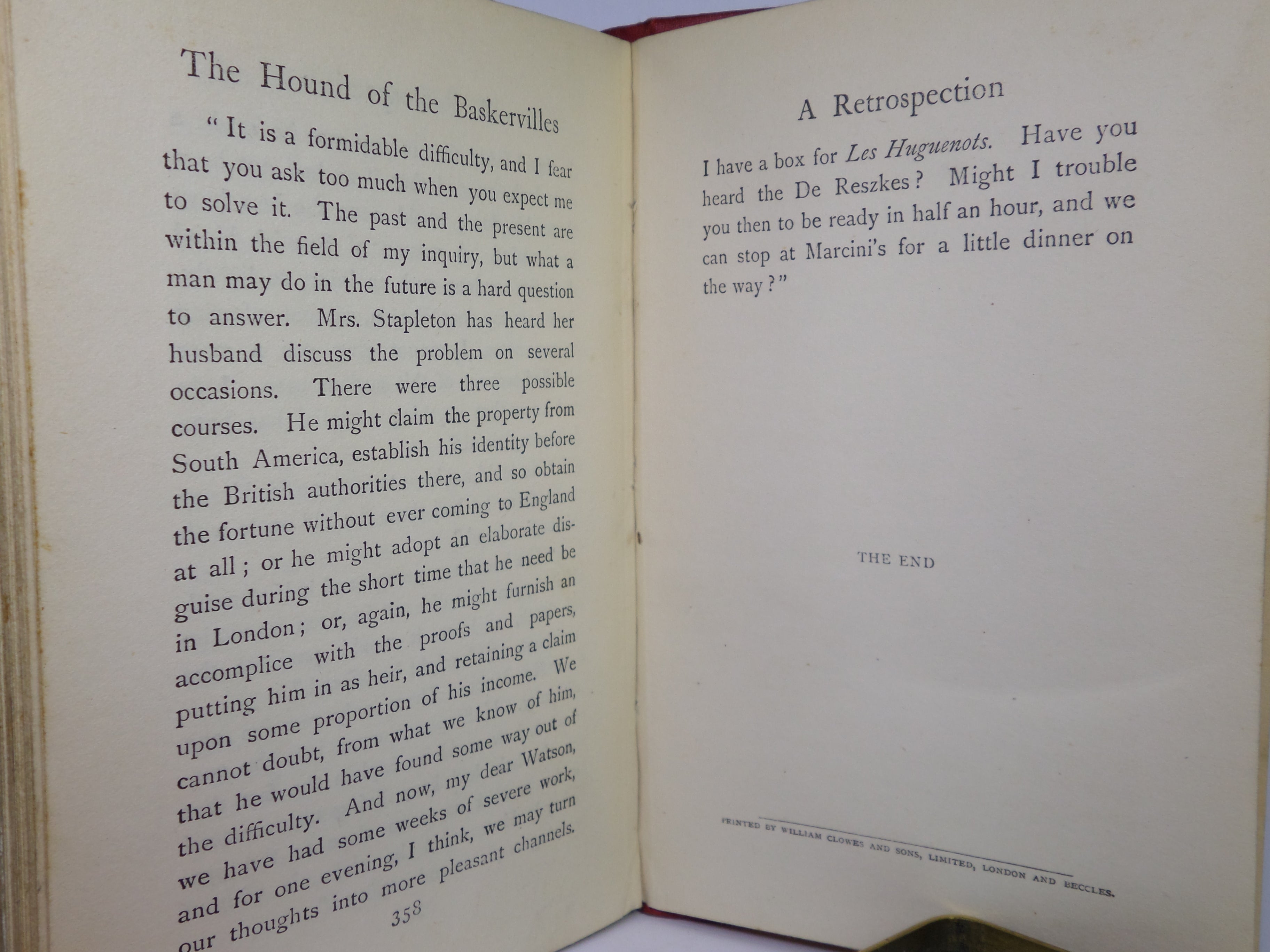 THE HOUND OF THE BASKERVILLES BY ARTHUR CONAN DOYLE 1902 FIRST EDITION