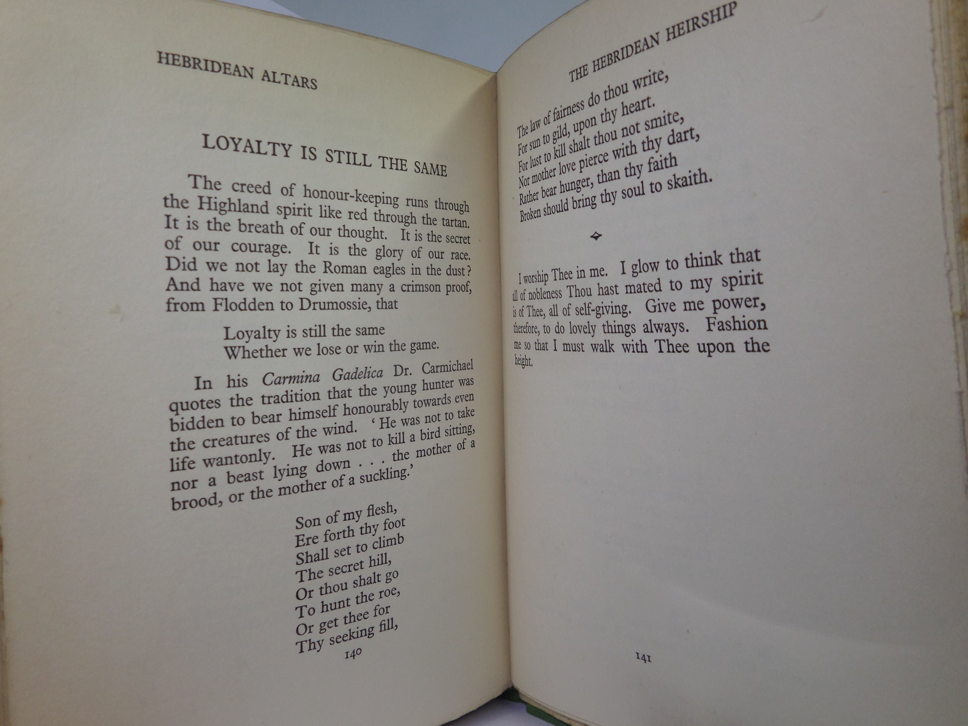 HEBRIDEAN ALTARS BY ALISTAIR MACLEAN 1937 FIRST EDITION