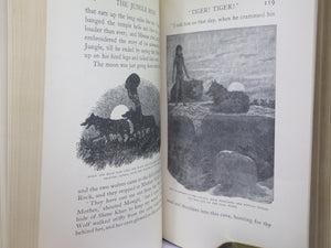 THE JUNGLE BOOK & SECOND JUNGLE BOOK BY RUDYARD KIPLING 1961-62 FINE BINDING BY HATCHARDS