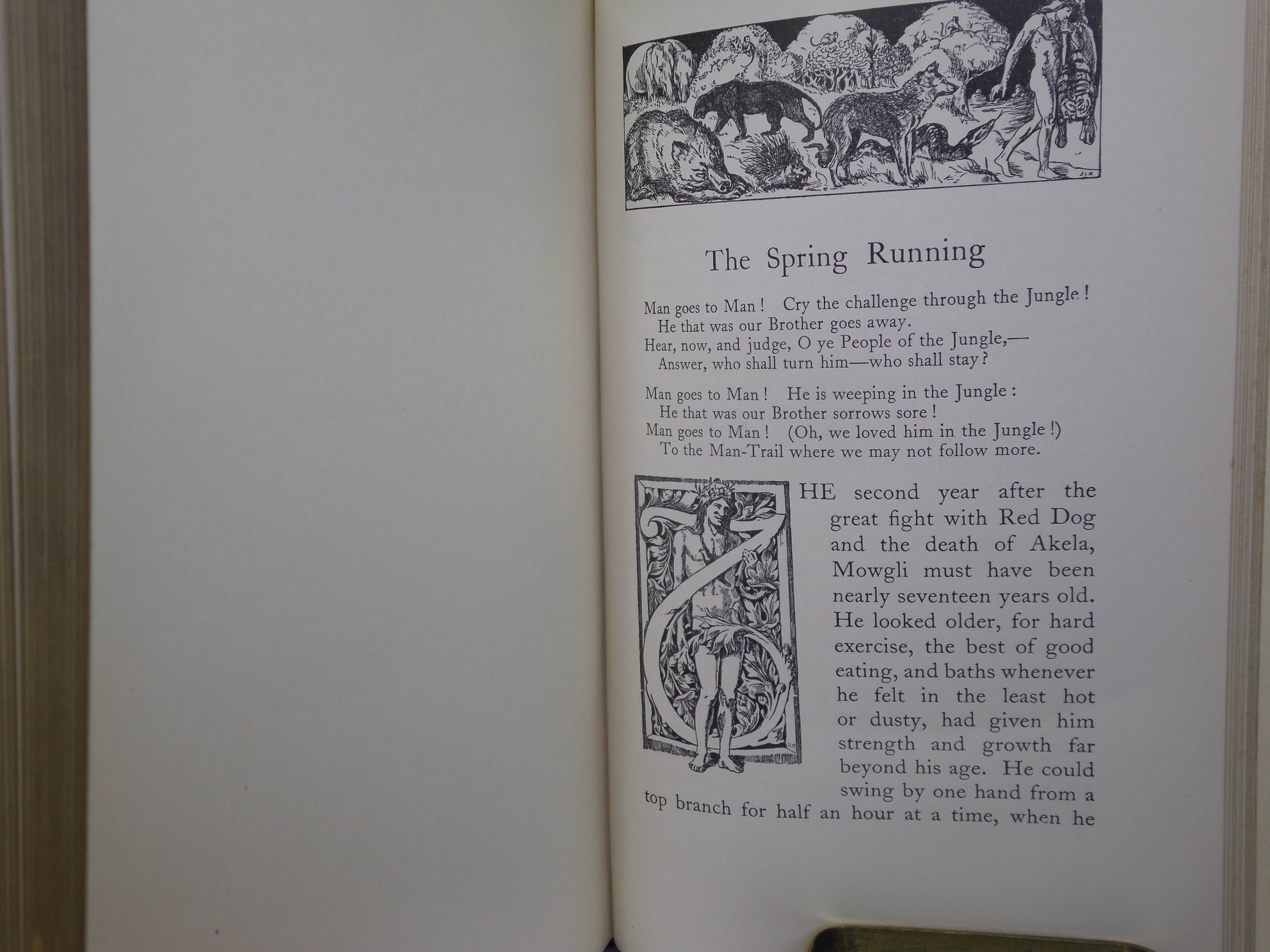 THE JUNGLE BOOK & SECOND JUNGLE BOOK BY RUDYARD KIPLING 1961-62 FINE BINDING BY HATCHARDS