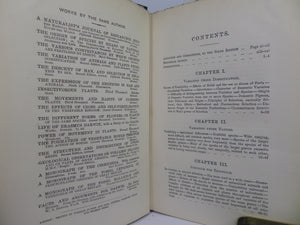 THE ORIGIN OF SPECIES BY MEANS OF NATURAL SELECTION BY CHARLES DARWIN 1882