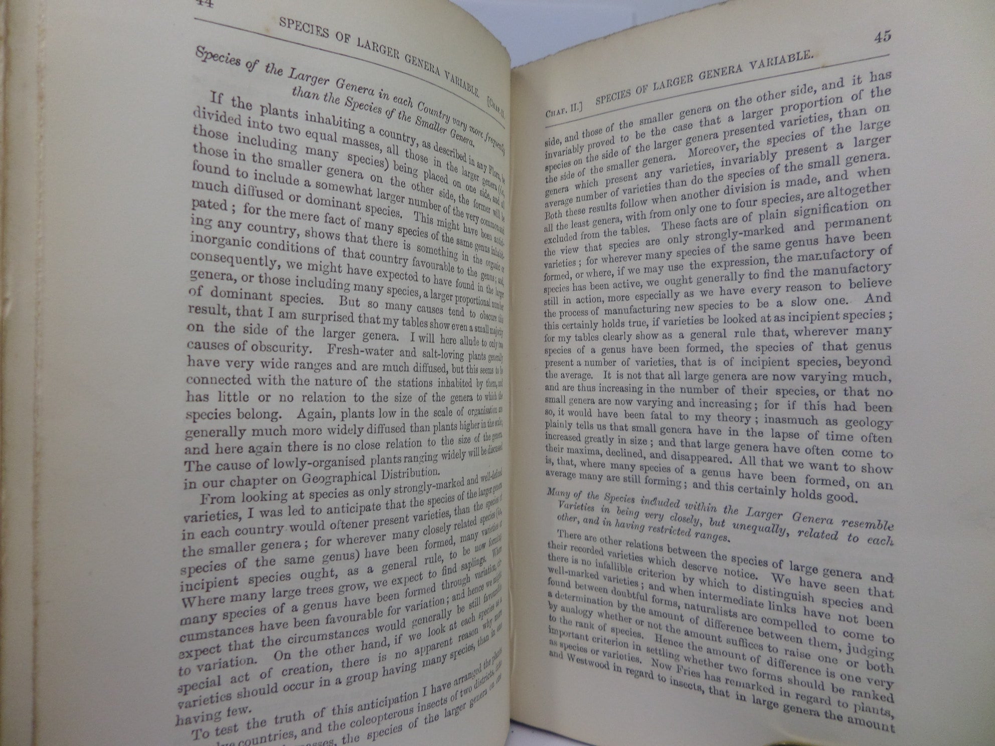 THE ORIGIN OF SPECIES BY MEANS OF NATURAL SELECTION BY CHARLES DARWIN 1882