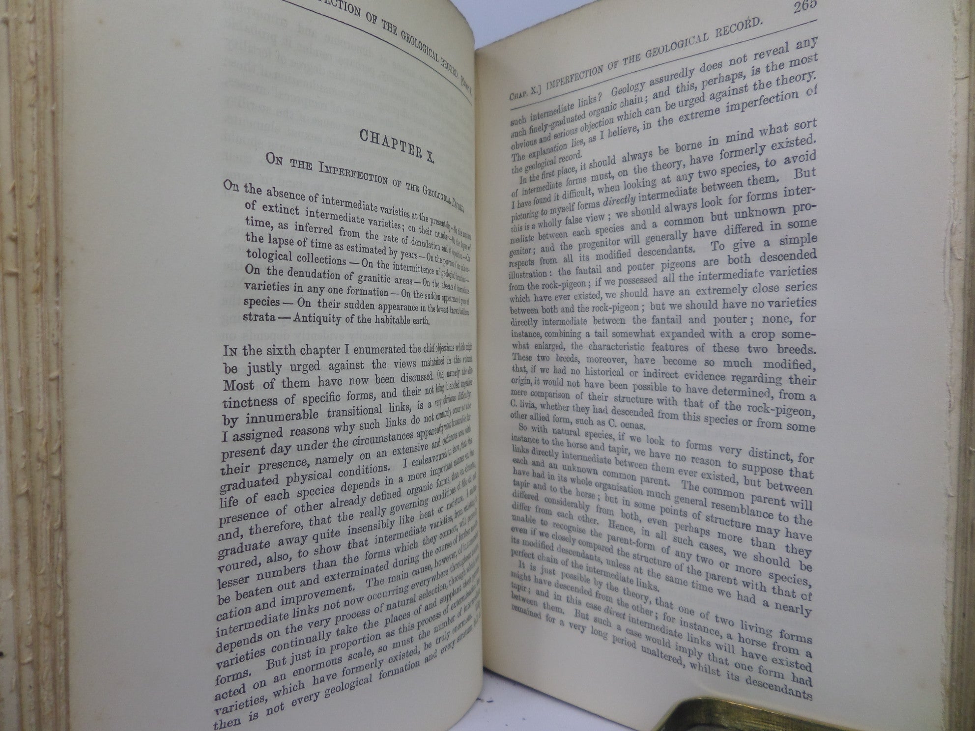 THE ORIGIN OF SPECIES BY MEANS OF NATURAL SELECTION BY CHARLES DARWIN 1882