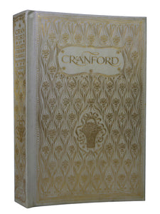 CRANFORD BY ELIZABETH GASKELL 1904 DELUXE VELLUM BINDING, C.E. BROCK ILLS.