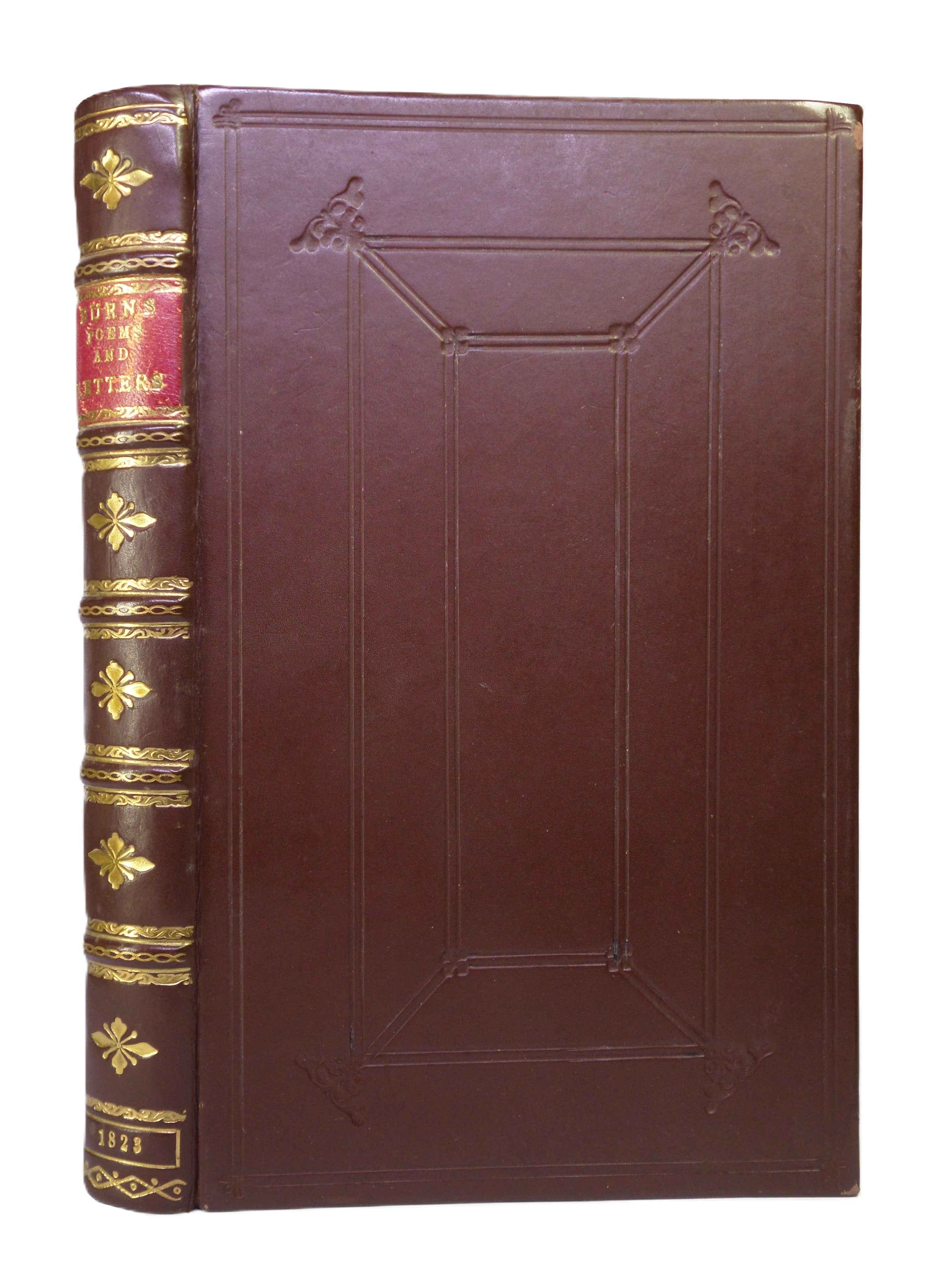 THE POETICAL WORKS OF ROBERT BURNS 1823 FINE LEATHER BINDING