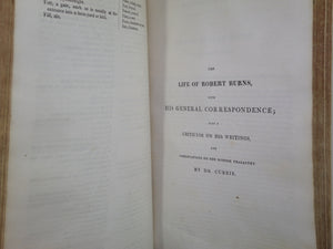 THE POETICAL WORKS OF ROBERT BURNS 1823 FINE LEATHER BINDING