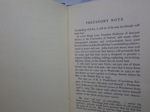 JOHN PENDLEBURY IN CRETE 1948 INSCRIBED FIRST EDITION