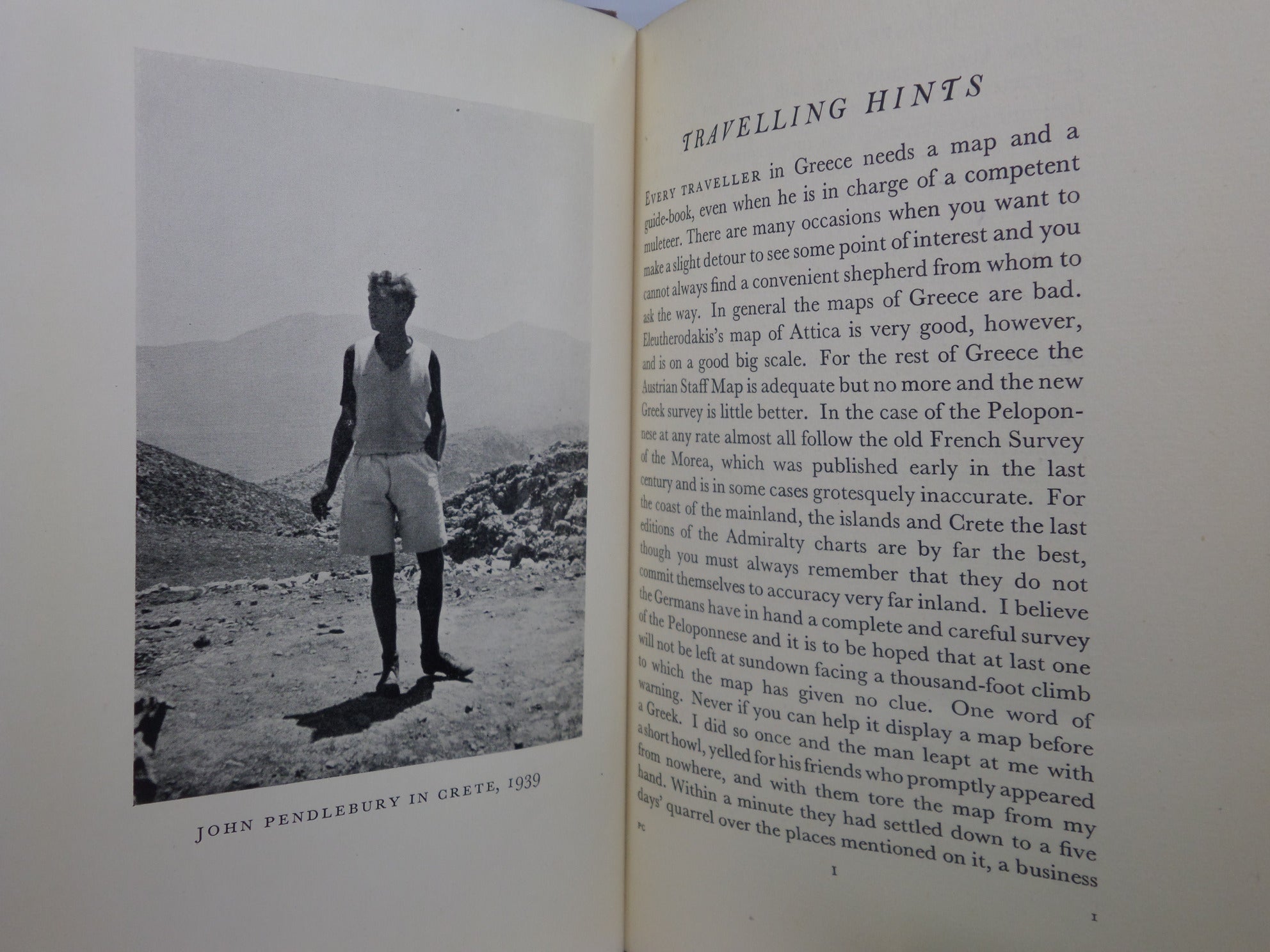 JOHN PENDLEBURY IN CRETE 1948 INSCRIBED FIRST EDITION