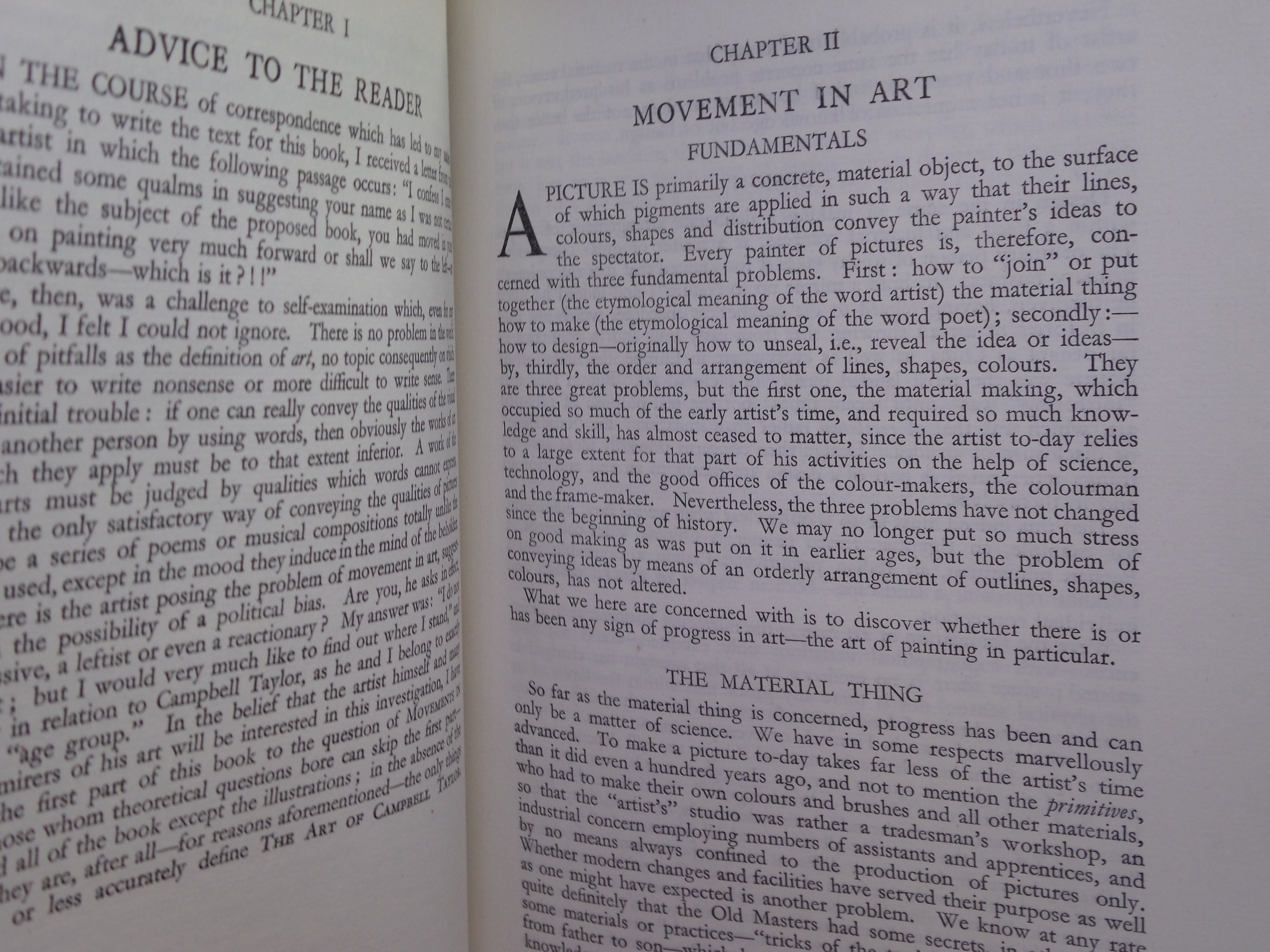 LEONARD CAMPBELL TAYLOR: HIS PLACE IN ART BY HERBERT FURST 1945 SIGNED EDITION