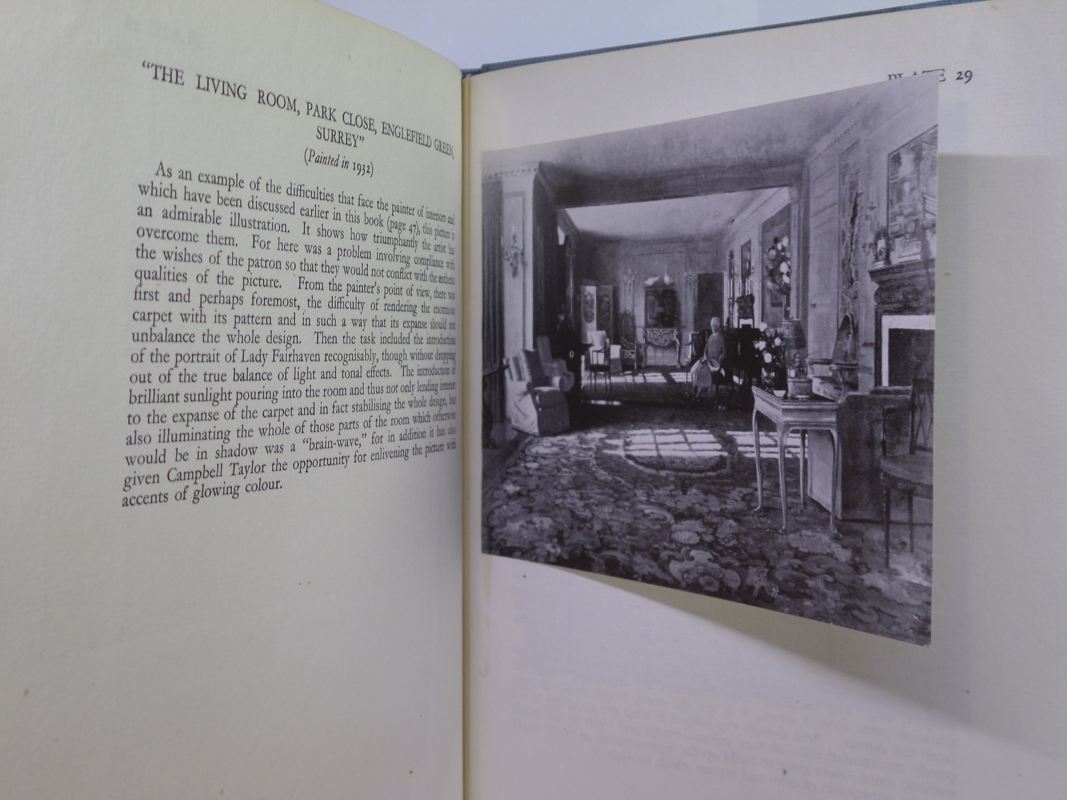 LEONARD CAMPBELL TAYLOR: HIS PLACE IN ART BY HERBERT FURST 1945 SIGNED EDITION