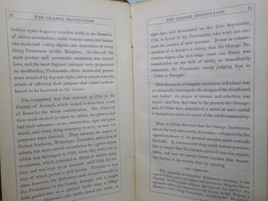 THE STANDARD ORANGE SONG BOOK: A COLLECTION OF LOYAL & CONSTITUTIONAL SONGS 1848 FIRST EDITION