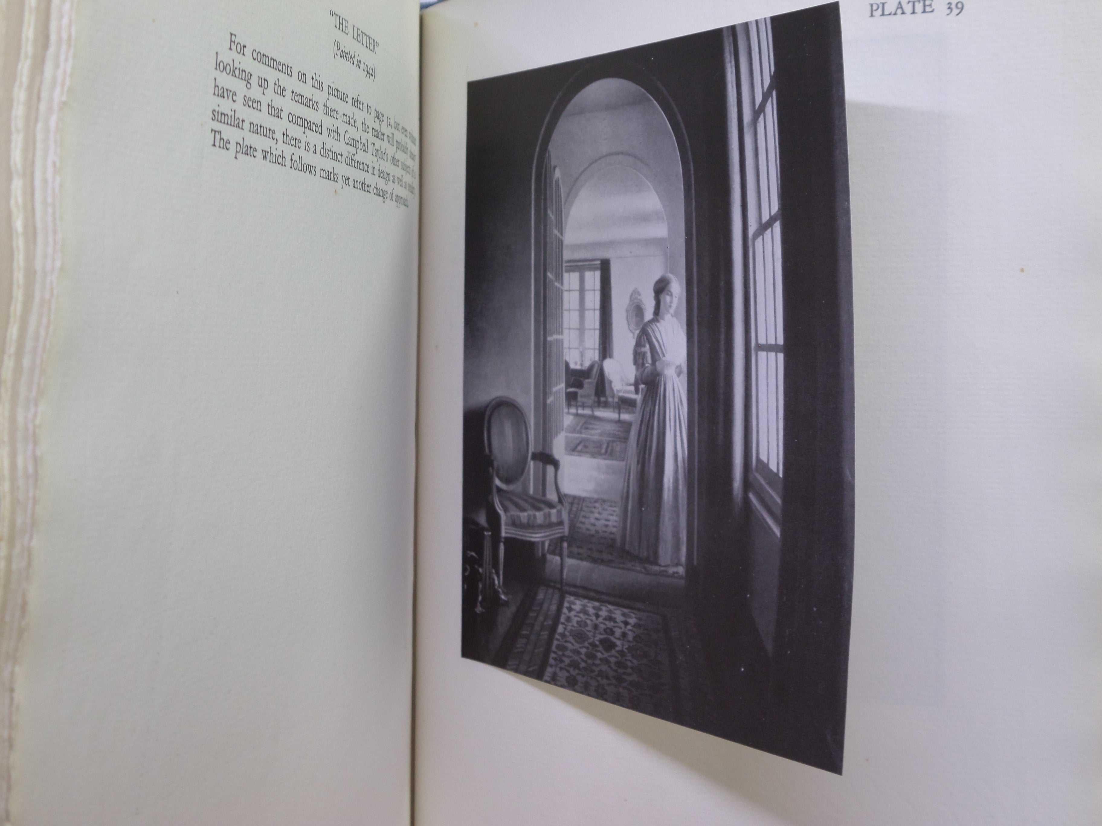 LEONARD CAMPBELL TAYLOR: HIS PLACE IN ART BY HERBERT FURST 1945 SIGNED EDITION