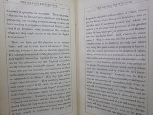 THE STANDARD ORANGE SONG BOOK: A COLLECTION OF LOYAL & CONSTITUTIONAL SONGS 1848 FIRST EDITION