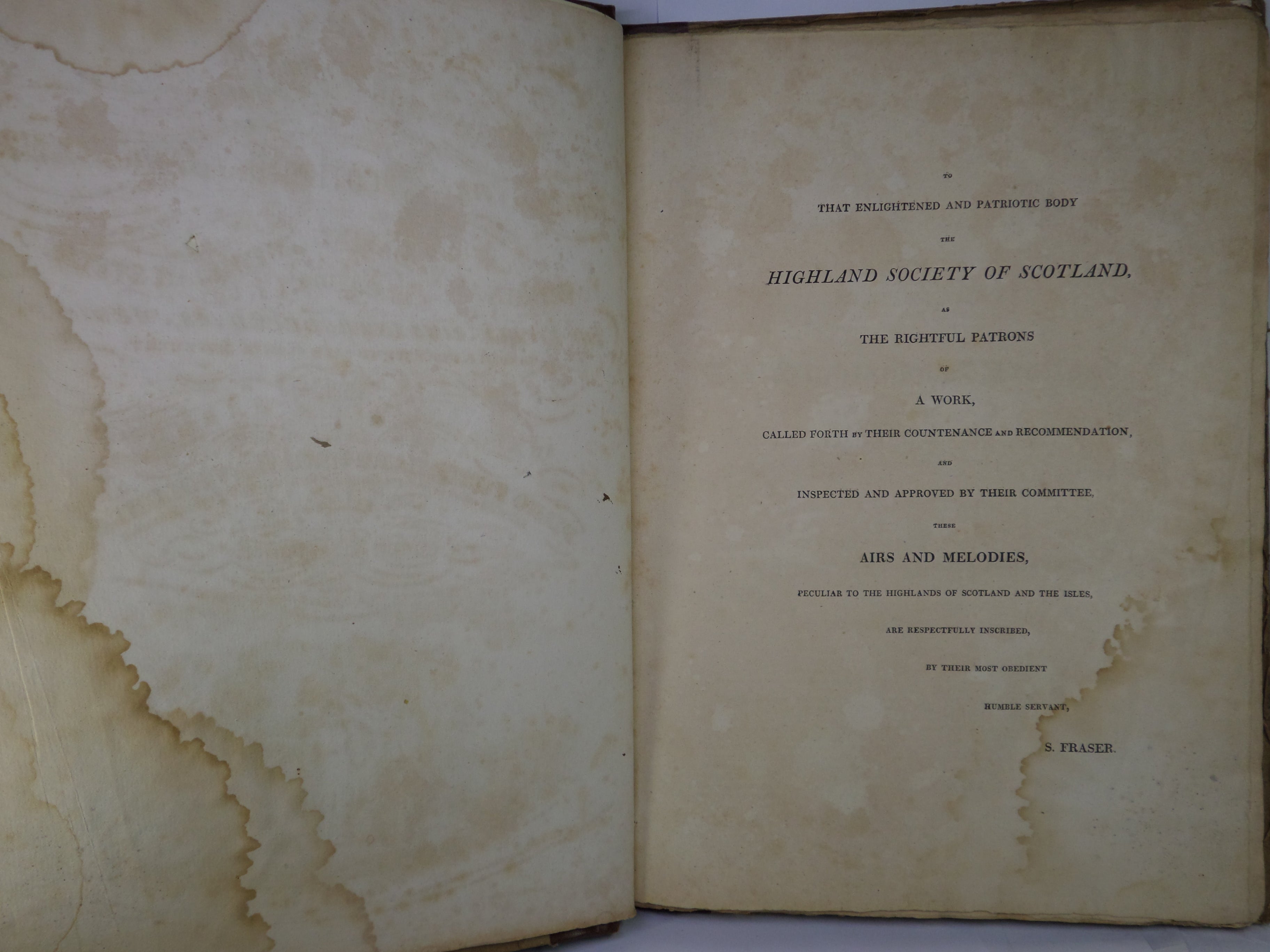 THE AIRS AND MELODIES PECULIAR TO THE HIGHLANDS OF SCOTLAND AND THE ISLES 1816 FIRST EDITION