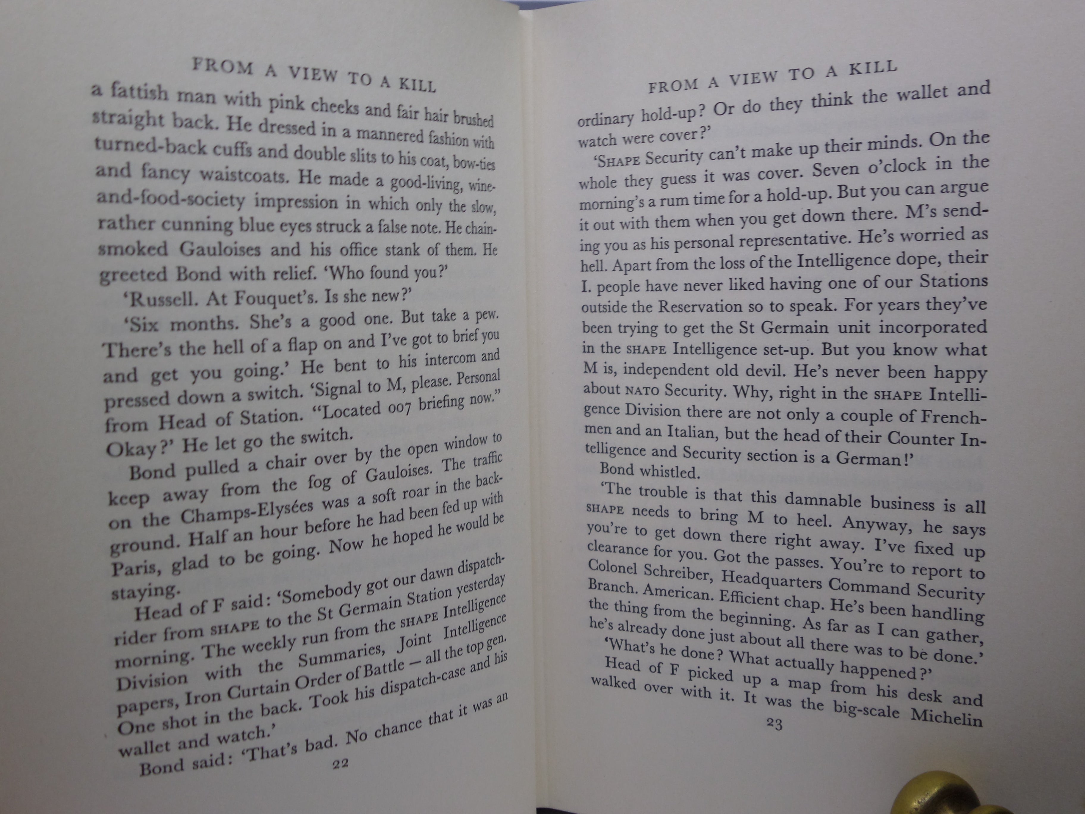 FOR YOUR EYES ONLY BY IAN FLEMING 1960 FIRST EDITION