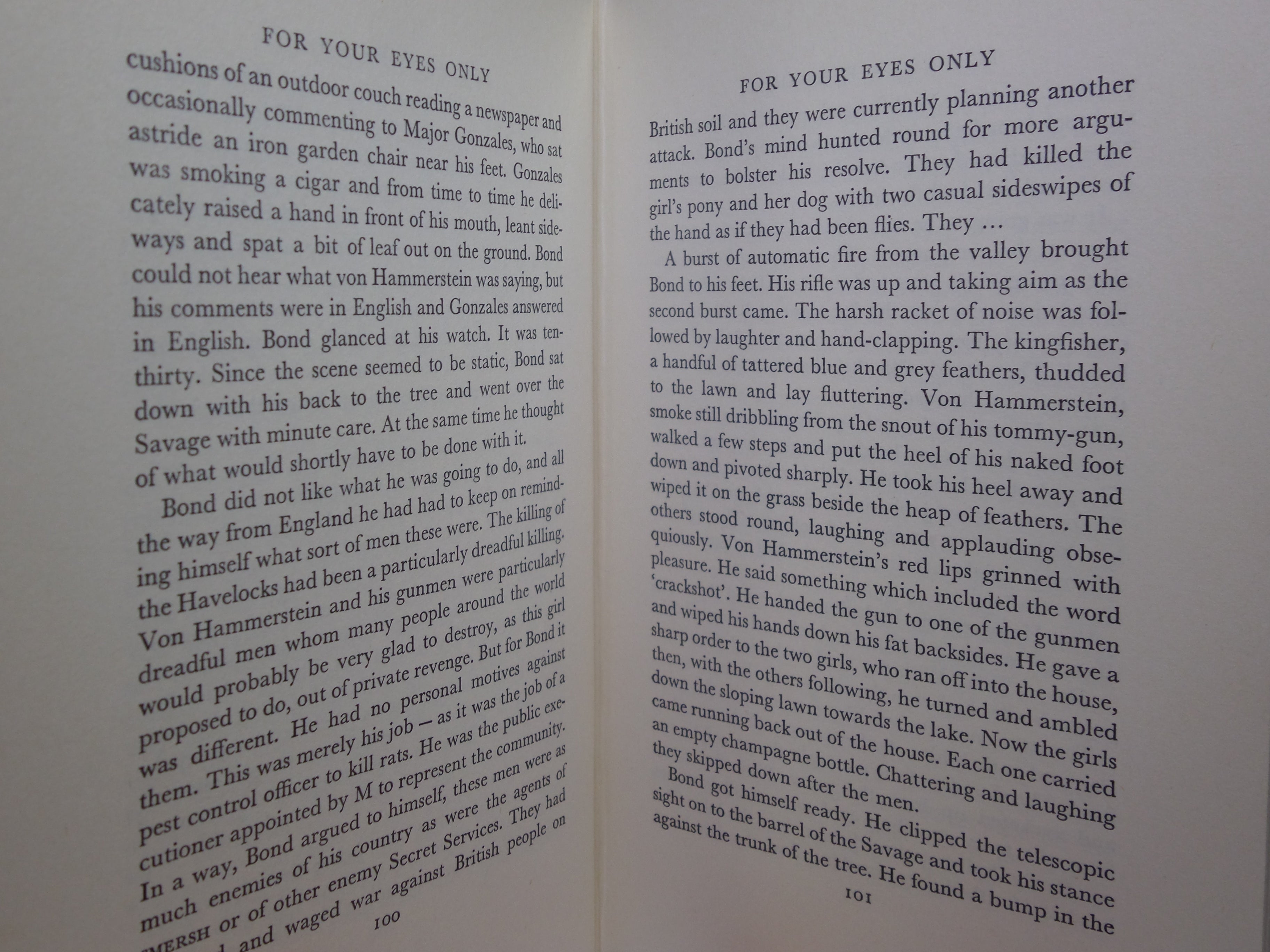 FOR YOUR EYES ONLY BY IAN FLEMING 1960 FIRST EDITION