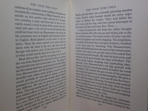 FOR YOUR EYES ONLY BY IAN FLEMING 1960 FIRST EDITION